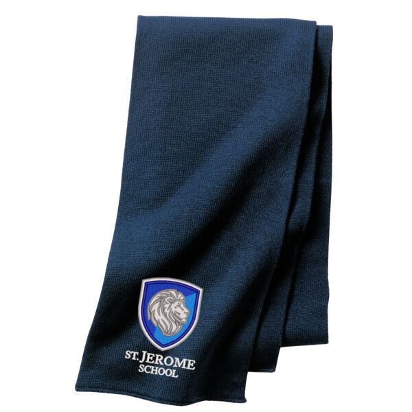 Port & Company® - Knitted Scarf - Embroidered Logo Thumbnail