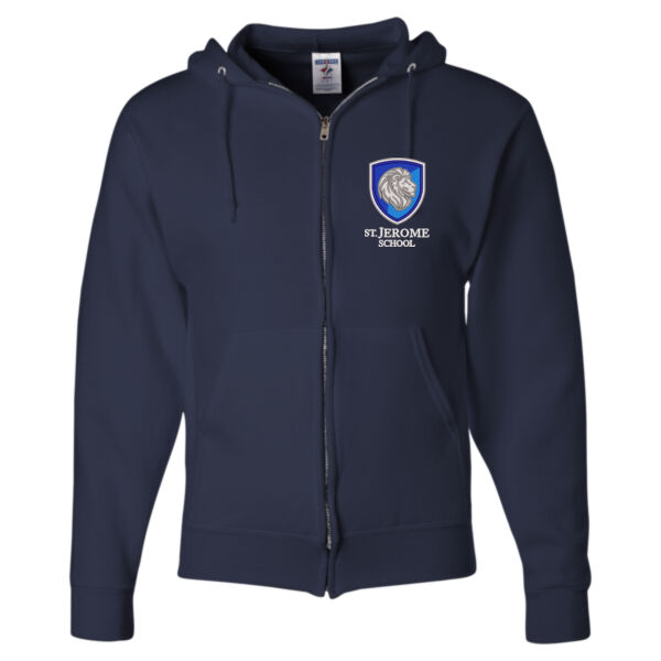 JERZEES - NuBlend® Full-Zip Hooded Sweatshirt - Embroidered Logo Thumbnail