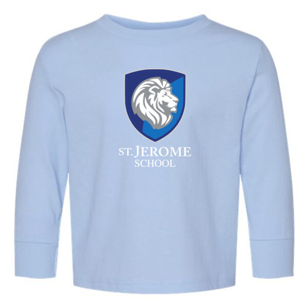 Rabbit Skins - Toddler Cotton Jersey Long Sleeve Tee - Printed Logo Thumbnail