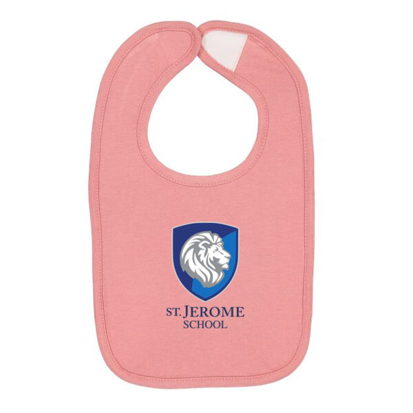 Rabbit Skins - Infant Premium Jersey Bib - Embroidered Logo Thumbnail