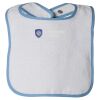 Infant Contrast Trim Terry Bib Thumbnail