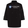 Ten Pearl Button Black Chef Coat Thumbnail